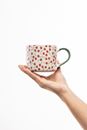 Bild von Tasse VINTAGE GARDEN red