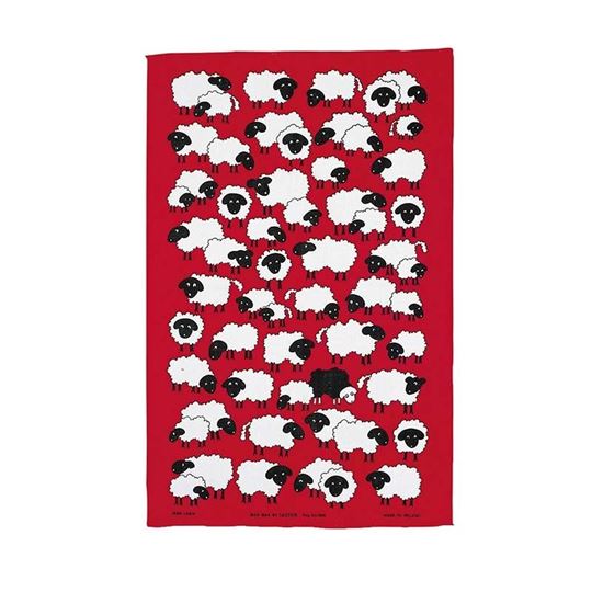 Bild von Baa Baa Cotton Tea Towel - Ulster Weavers