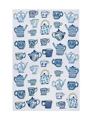 Bild von Tea Cups Cotton Tea Towel - Ulster Weavers