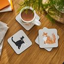 Bild von Feline Friends Coaster 4 Pack - Ulster Weavers