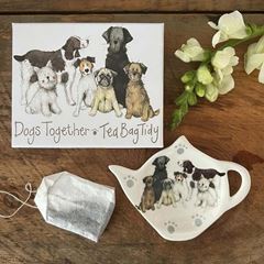 Bild von DELIGHTFUL DOGS TEA BAG TIDY