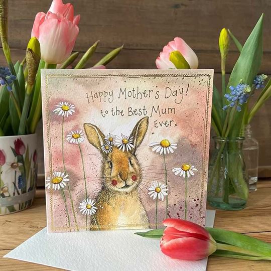 Bild von RABBIT & DAISIES MOTHERS DAY CARD