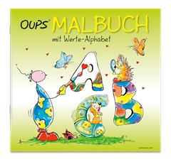 Bild von Hörtenhuber K: Oups Malbuch mitWerte-Alphabet