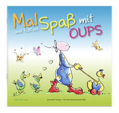 Bild von Hörtenhuber K: Oups Malbuch - Mal- &Rätselspass