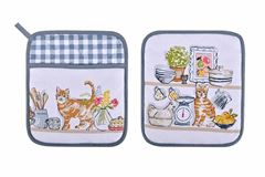 Bild von Pantry Cats Pot Mitt - Ulster Weavers