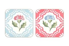 Bild von Boho Floral Coaster 4 Pack - Ulster Weavers