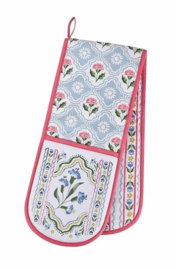 Bild von Boho Floral Double Oven Glove - Ulster Weavers