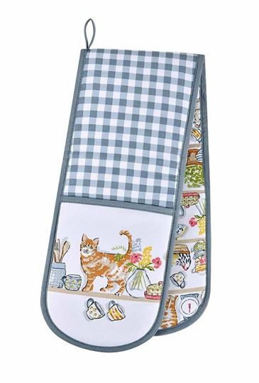 Bild von Pantry Cats Double Oven Glove - Ulster Weavers