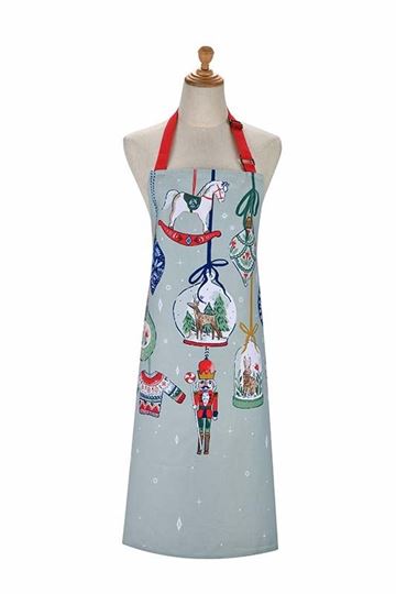 Bild von Christmas Ornaments Cotton Apron - Ulster Weavers