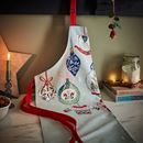 Bild von Christmas Ornaments Cotton Apron - Ulster Weavers