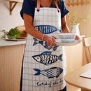 Bild von Catch of the Day Olicloth Apron - Ulster Weavers