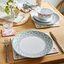 Bild von Boho Floral Porcelain Dinner Plate - Ulster Weavers