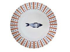 Bild von Catch of the Day Porcelain Dinner Plate - Ulster Weavers