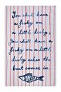 Bild von Catch of the Day Stripe Tea Towel - Ulster Weavers