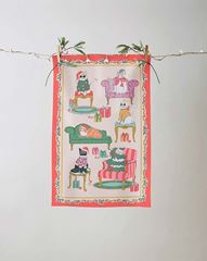 Bild von Christmas Cool Cats Cotton Tea Towel - Ulster Weavers