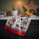 Bild von Christmas Ornaments Cotton Tea Towel - Ulster Weavers