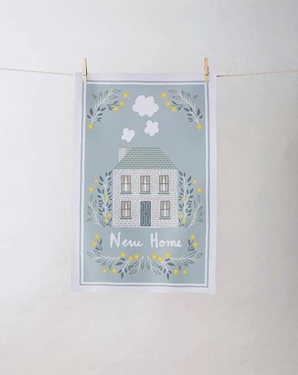 Bild von New Home Cotton Tea Towel - UK  - Ulster Weavers