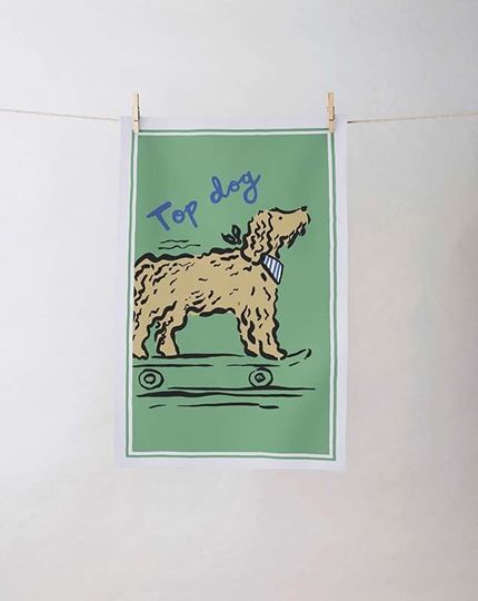 Bild von Top Dog Cotton Tea Towel - UK  - Ulster Weavers