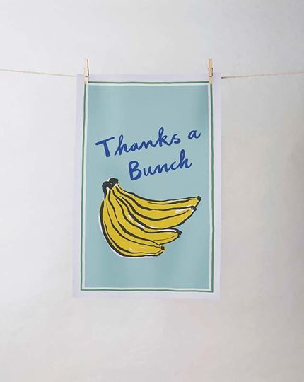 Bild von Thanks a Bunch Cotton Tea Towel - UK  - Ulster Weavers