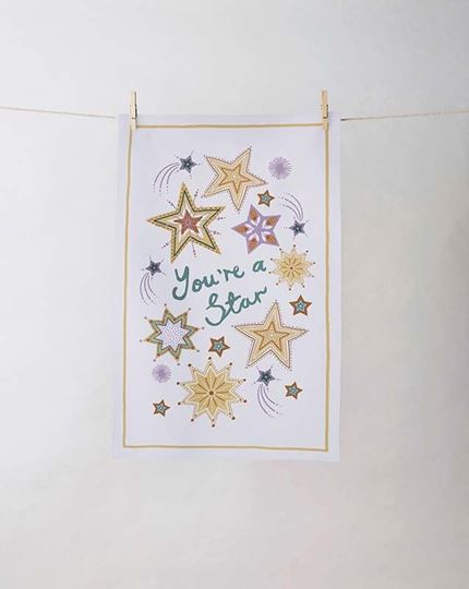 Bild von You're a Star Cotton Tea Towel - UK  - Ulster Weavers