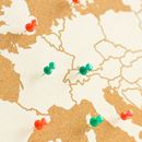 Bild von Woody Map - Europe - L - White