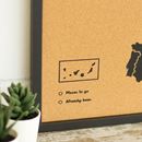 Bild von Woody Map - Europe - L - Black - Frame Black