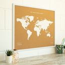 Bild von Woody Map Fluor Edition - XL - White Frame