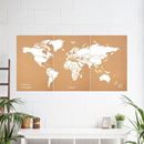 Bild von Woody Map XXXL - My World white (blanco)