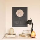 Bild von Miss Wood Woody Zodiac Map - L Libra - Moon - No Frame