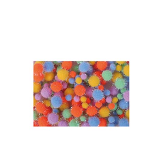 Bild von Pompon Set 500 Circus, Filzoptik & Glitter