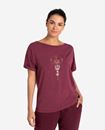 Bild von Shirt Eka Padma in violett-rot melange gold von The Spirit of OM