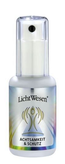 Bild von LichtWesen Themenessenz Achtsamkeit und Schutz, Tinkturspray mit Goldwasser