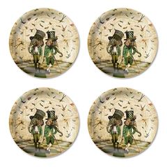 Bild von Maggie Taylor The bird watchers Coaster 4 pcs Ø 11 - Jamida of Sweden