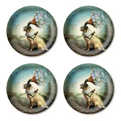 Bild von Maggie Taylor What remains? Coaster 4 pcs Ø 11 - Jamida of Sweden