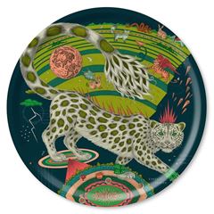 Bild von Emma J Shipley Snow Leopard/forest Tray Ø 46 - Jamida of Sweden