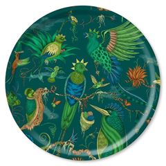 Bild von Emma J Shipley Quetzal/teal Tray Ø 46 - Jamida of Sweden