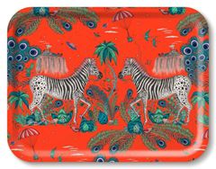 Bild von Emma J Shipley Lost World/red Tray 43x33 - Jamida of Sweden