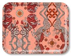 Bild von Emma J Shipley Caspian/coral Tray 43x33 - Jamida of Sweden