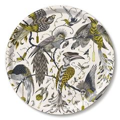 Bild von Emma J Shipley Audubon/gold Tray Ø 39 - Jamida of Sweden