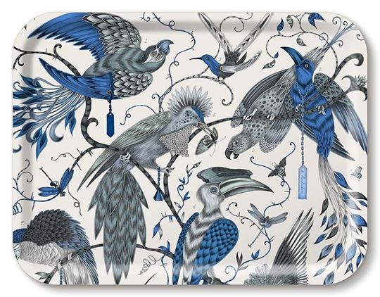 Bild von Emma J Shipley Audubon/blue Tray 43x33 - Jamida of Sweden