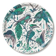 Bild von Emma J Shipley Audubon/green Tray Ø 39 - Jamida of Sweden