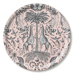 Bild von Emma J Shipley Kruger/pink Tray Ø 39 - Jamida of Sweden