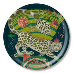 Bild von Emma J Shipley Snow Leopard/forest Tray Ø 39 - Jamida of Sweden