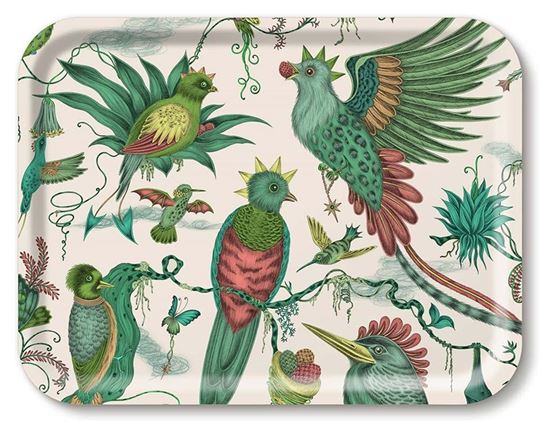 Bild von Emma J Shipley Quetzal/green Tray 43x33 - Jamida of Sweden