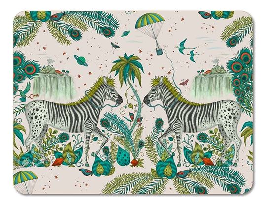 Bild von Emma J Shipley Lost World/lime Tablemat 38x29 - Jamida of Sweden