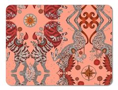 Bild von Emma J Shipley Caspian/coral Tablemat 38x29 - Jamida of Sweden