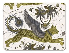 Bild von Emma J Shipley Lynx/gold Tablemat 38x29 - Jamida of Sweden