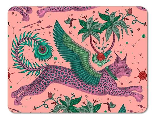 Bild von Emma J Shipley Lynx/pink Tablemat 38x29 - Jamida of Sweden