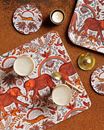 Bild von Emma J Shipley Zambezi/orange Tablemat 38x29 - Jamida of Sweden