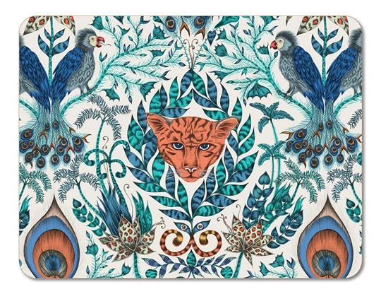 Bild von Emma J Shipley Amazon/blue Tablemat 38x29 - Jamida of Sweden